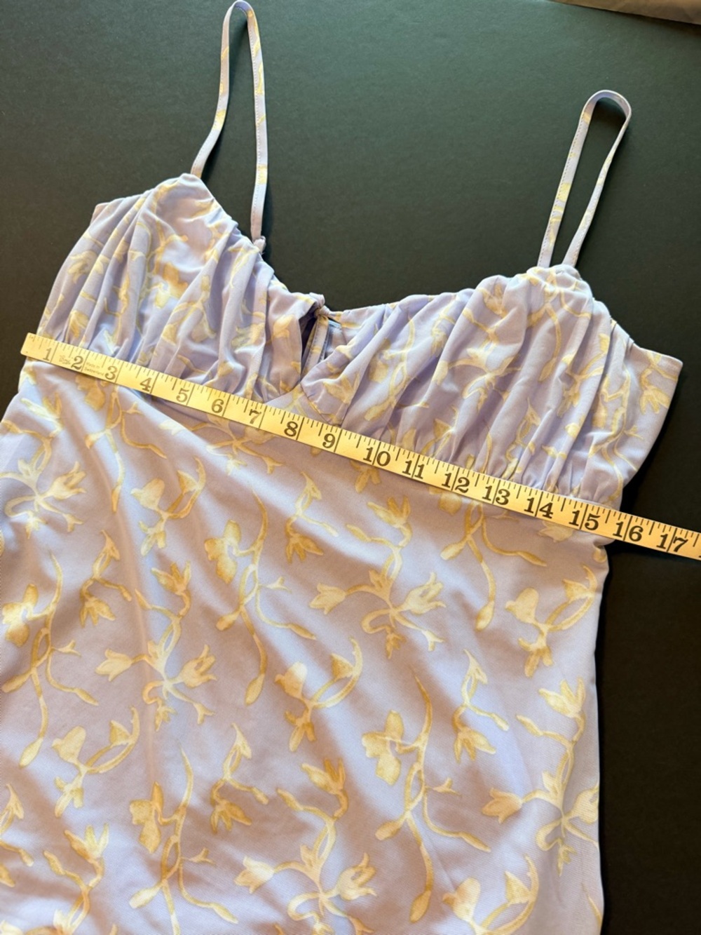 By Anthropologie Sleeveless Slip
Midi Dress Lavender Floral Maxi Dress, lined, M - Picture 4 of 12